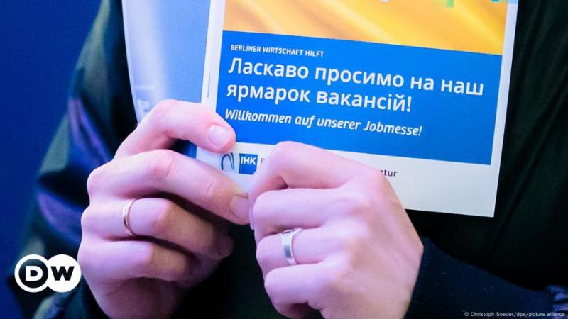 В Німеччині спостерігається підвищення показника зайнятості серед українських біженців.