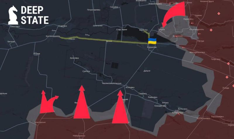 Російські війська оточують місто Курахове в Донецькій області, повідомляє DeepState | Еспресо.